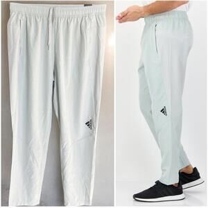 Adidas Aeroready Movement Training Track Pants Mint Sage Athleisure Streetwear